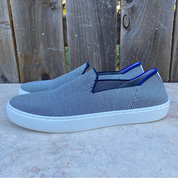 Rothy’s The Original Sneaker Grey Slip Ons - Picture 2 of 8